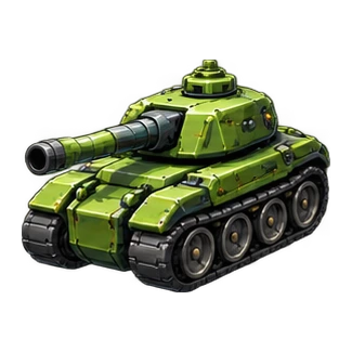 Tank family L1 — green tracked tank, first unit in the Tank merge line