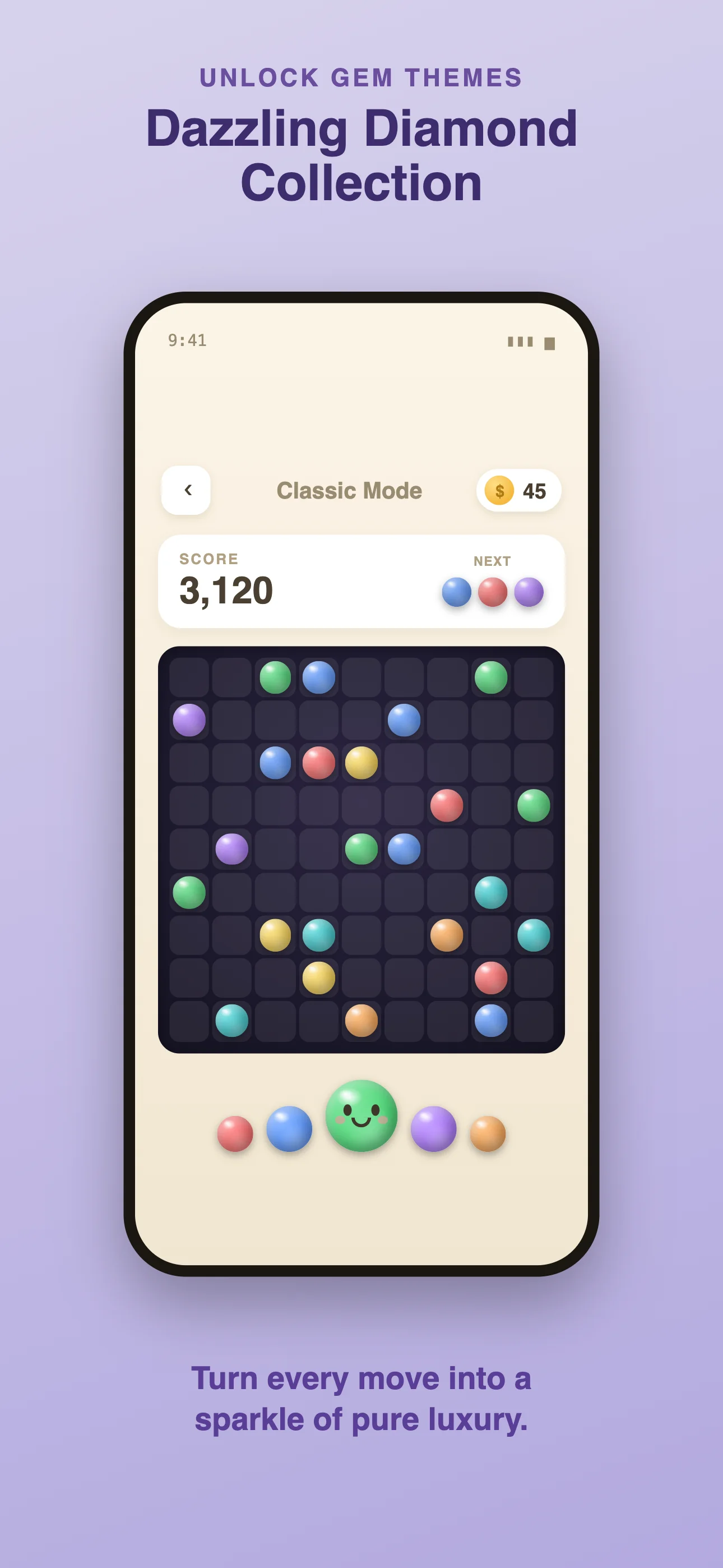 Lines98 Modern Dazzling Diamond theme — turn every move into a sparkle of pure luxury